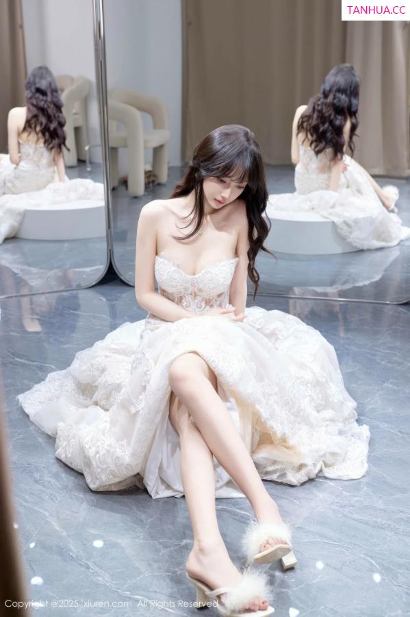 玥儿玥  [XiuRen]高清写真图 2025.08.18 No.10663 玥儿玥er 白色婚纱第19张图片